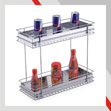 Sheet Double Pullout Basket